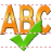 Spell checking icon