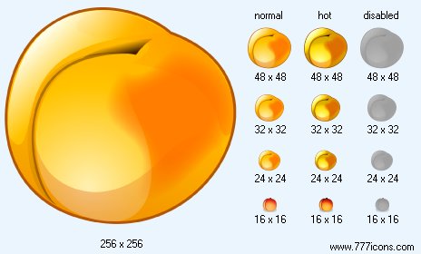Peach Icon Images