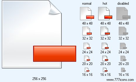 Remove Page V3 Icon Images