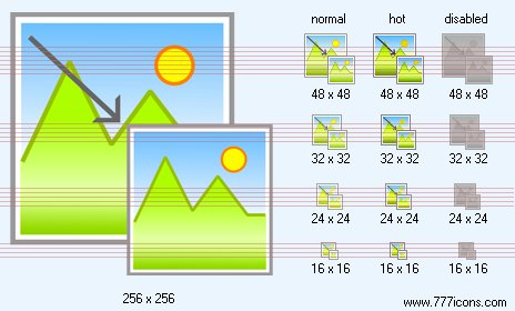 Resize Image Icon Images